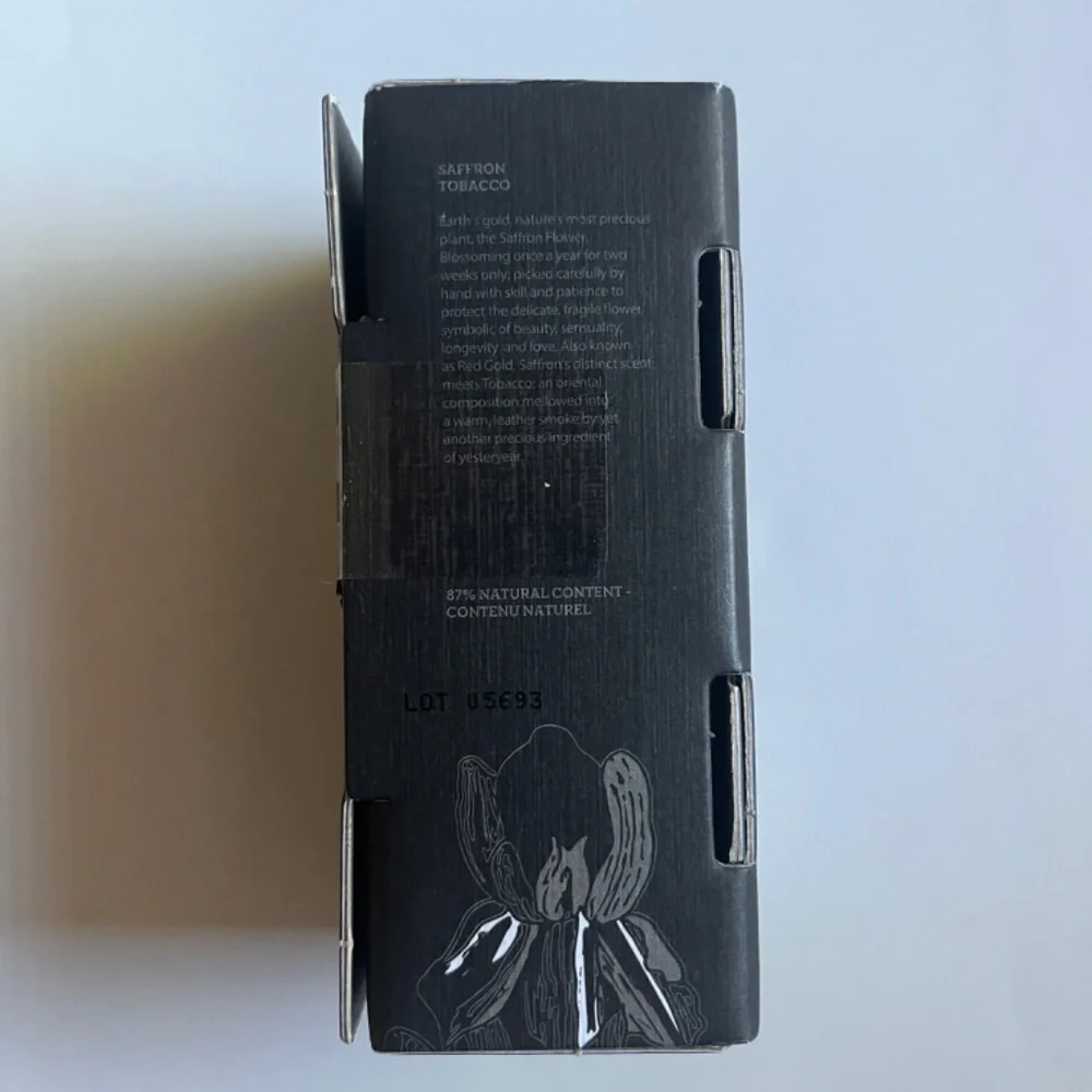 NEW Korres Saffron Tobacco Cacao Amber Woody for‎ men EDT 50 ml